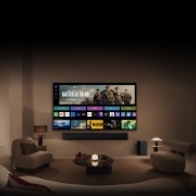 LG 75 pulgadas TV LG NANOCELL 4K serie AI NANO82  con Smart TV WebOS24, 75NANO82T6B