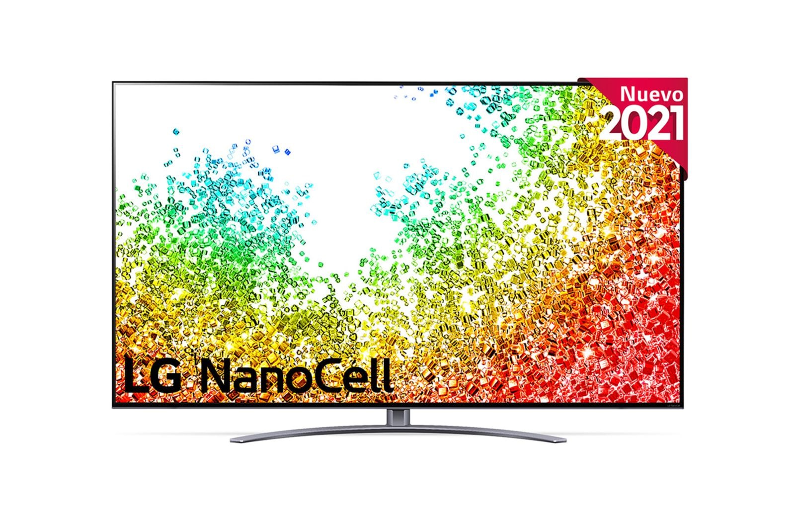 Vista frontal del LG NanoCell TV