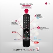 LG 86 pulgadas TV LG NANOCELL 4K serie AI NANO81  con Smart TV WebOS24, 86NANO81T6A
