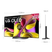 LG TV LG  OLED 4K de 55'' B3, Procesador Gran Potencia, Dolby Vision / Dolby ATMOS, Smart TV webOS23, el mejor TV para Gaming., OLED55B36LA