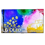 LG Televisor LG  4K OLED evo Gallery Edition, Procesador Inteligente de Máxima Potencia 4K a9 Gen 5 con IA, compatible con el 100% de formatos HDR, HDR Dolby Vision, Dolby Atmos, Smart TV webOS22, el mejor TV para Gaming.  Ideal para colgar en la pared., OLED55G26LA
