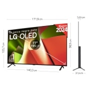 LG 77 pulgadas Smart TV LG OLED AI B4 4K 2024, OLED77B46LA