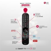 LG Televisor LG  4K OLED evo Gallery Edition, Procesador Inteligente de Máxima Potencia 4K a9 Gen 5 con IA, compatible con el 100% de formatos HDR, HDR Dolby Vision, Dolby Atmos, Smart TV webOS22, el mejor TV para Gaming.<br>Ideal para colgar en la pared., OLED77G26LA