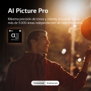 LG Televisor LG  4K OLED evo Gallery Edition, Procesador Inteligente de Máxima Potencia 4K a9 Gen 5 con IA, compatible con el 100% de formatos HDR, HDR Dolby Vision, Dolby Atmos, Smart TV webOS22, el mejor TV para Gaming.<br>Ideal para colgar en la pared., OLED77G26LA