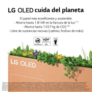 LG Televisor LG  4K OLED evo Gallery Edition, Procesador Inteligente de Máxima Potencia 4K a9 Gen 5 con IA, compatible con el 100% de formatos HDR, HDR Dolby Vision, Dolby Atmos, Smart TV webOS22, el mejor TV para Gaming.<br>Ideal para colgar en la pared., OLED77G26LA