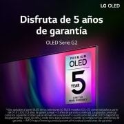 LG Televisor LG  4K OLED evo Gallery Edition, Procesador Inteligente de Máxima Potencia 4K a9 Gen 5 con IA, compatible con el 100% de formatos HDR, HDR Dolby Vision, Dolby Atmos, Smart TV webOS22, el mejor TV para Gaming.<br>Ideal para colgar en la pared., OLED77G26LA