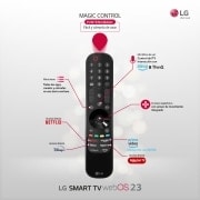 LG TV LG  OLED evo 4K de 83'' G3, Procesador Máxima Potencia, Dolby Vision / Dolby ATMOS, Smart TV webOS23, el mejor TV para Gaming. Perfecta Integración en Pared., OLED83G36LA