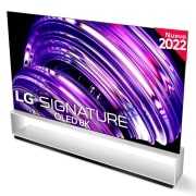 LG Televisor LG SIGNATURE 8K OLED, Procesador Inteligente de Máxima Potencia 8K a9 Gen 5 con IA, compatible con el 100% de formatos HDR, HDR Dolby Vision, Dolby Atmos, Smart TV webOS22, el mejor TV para Gaming., OLED88Z29LA
