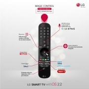LG Televisor LG  4K OLED evo Gallery Edition, Procesador Inteligente de Máxima Potencia 4K a9 Gen 5 con IA, compatible con el 100% de formatos HDR, HDR Dolby Vision, Dolby Atmos, Smart TV webOS22, el mejor TV para Gaming.<br>Ideal para colgar en la pared., OLED97G29LA