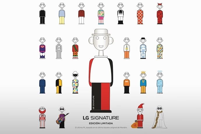 Distintas imágenes del sacacorchos por LG SIGNATURE y Alessandro Mendini.