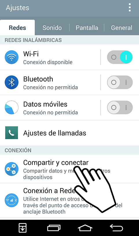salida de sonido