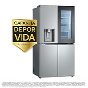 LG Frigorífico American Combi InstaView ?, Clasificación E, 638 L, Acero texturizado antihuellas, GMG960MBEE