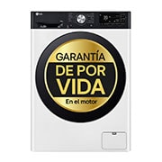 LG Lavadora inteligente AI Direct Drive. TurboWash 360o, Autodosificación,  10kg ,  1400rpm Un 10% más eficiente que A, Serie 750, F4WR7510AGH