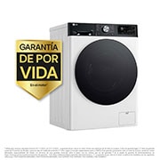 LG Lavadora inteligente AI Direct Drive. TurboWash 360o, Autodosificación,  10kg ,  1400rpm Un 10% más eficiente que A, Serie 750, F4WR7510AGH