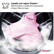 LG Lavadora inteligente AI Direct Drive. TurboWash 360o, Autodosificación,  10kg ,  1400rpm Un 10% más eficiente que A, Serie 750, F4WR7510AGH