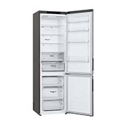 LG Frigorífico Combi Door Cooling+, 2 metros , Clasificación A, capacidad de 419L, Inox antihuellas , serie P-600, GBP62PZNAC