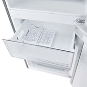 LG Frigorífico Combi Door Cooling+, 2 metros , Clasificación A, capacidad de 419L, Inox antihuellas , serie P-600, GBP62PZNAC