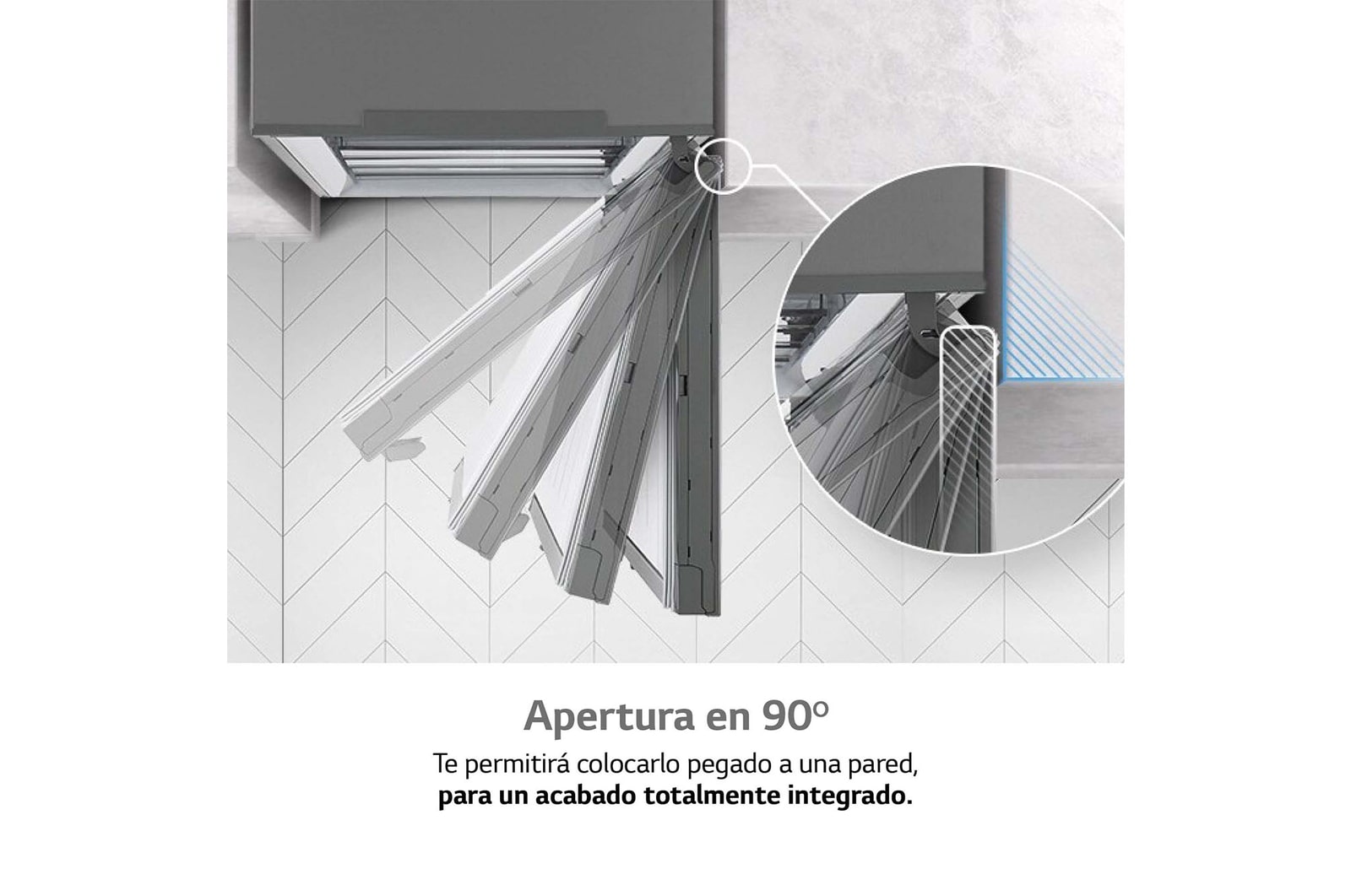 LG Congelador 1 Puerta Total No Frost Smart Inverter, Clasificación E, 355 L, <br> Inox antihuellas, GFT41PZGSZ