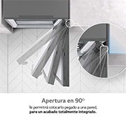 LG Congelador 1 Puerta Total No Frost Smart Inverter, Clasificación E, 355 L, <br> Inox antihuellas, GFT41PZGSZ