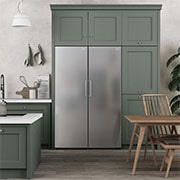 LG Congelador 1 Puerta Total No Frost Smart Inverter, Clasificación E, 355 L, <br> Inox antihuellas, GFT41PZGSZ