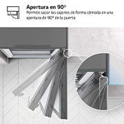 LG Nevera 1 Puerta DoorCooling + Clasificación E, 386L  - Blanco, GLT51SWGSZ