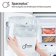 LG Frigorífico Side By side Serie 700, Inverter Linear compressor,  Clasificación D, 635 L, sin toma de agua                 , GSLV71PZTD