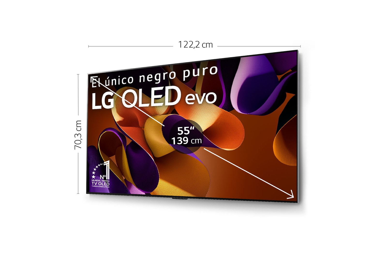 LG 55 pulgadas Smart TV LG OLED evo AI G4 4K 2024, OLED55G45LW