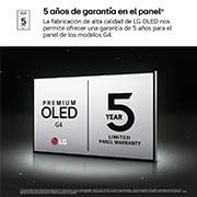 LG 65 pulgadas Smart TV LG OLED evo AI G4 4K 2024, OLED65G45LW