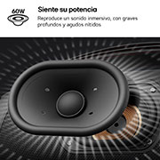LG xboom XG8T - Altavoz inalámbrico, bluetooth, 60W, hasta 15h batería, resistencia militar, IP67, Negro, XG8T