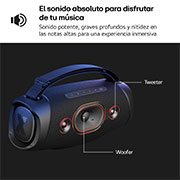 LG xboom XG8T - Altavoz inalámbrico, bluetooth, 60W, hasta 15h batería, resistencia militar, IP67, Negro, XG8T