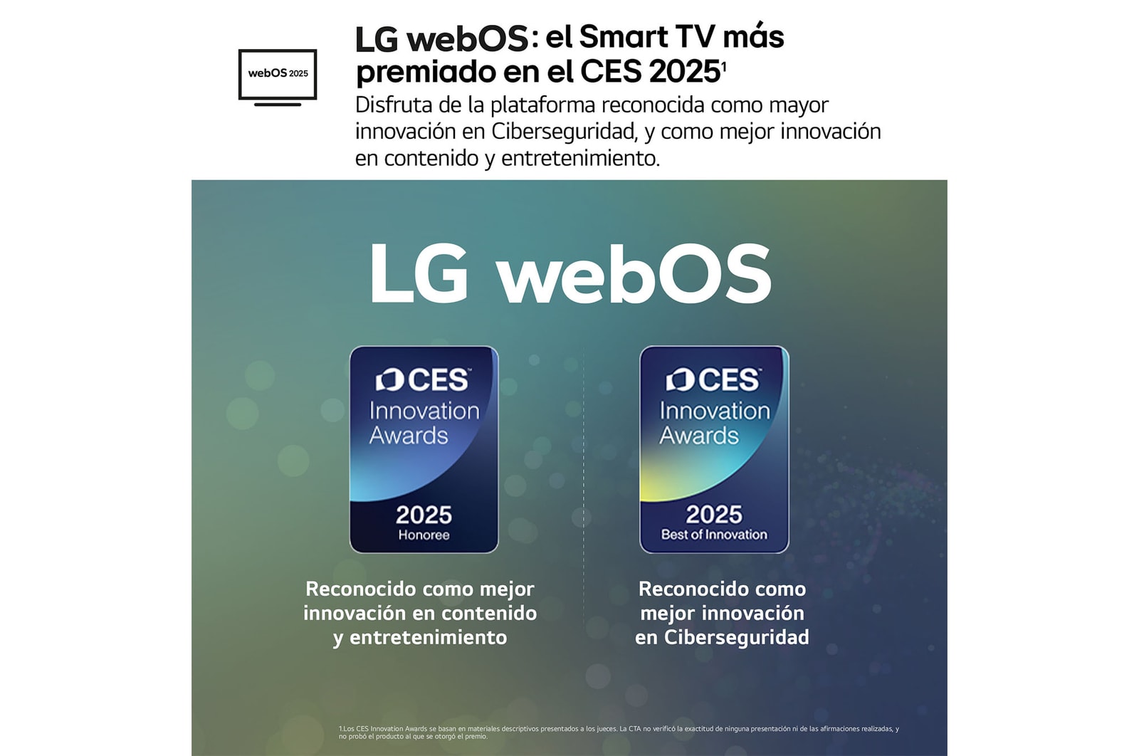 En la pantalla de un televisión se muestran fuegos artificiales deslumbrantes y vibrantes. Esto demuestra el 100?% de fidelidad de color que presenta colores precisos incluso con la luz del sol.  El logo de la certificación también es visible: la tecnología Perfect Color ofrece niveles de consistencia de color superiores al 99% de hasta 500 lux. A su lado también está la certificaciones independiente de Intertek.