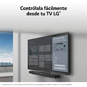 LG Barra de sonido para TV - LG SC9S, Bluetooth, 400W, 3.1.3  canales con Subwoofer, Dolby Atmos, DTS:X, IA Ready, Gris Oscuro, SC9S