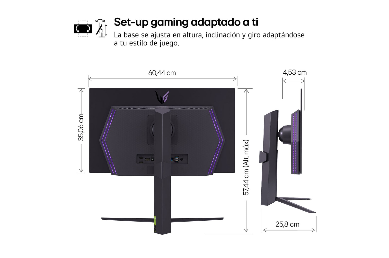 LG UltraGear? de 27 pulgadas Monitor Gaming OLED QHD de 240Hz | 0.03ms de tiempo de respuesta, Compatible con G-SYNC?, FreeSync? Premium Pro, 27GS95QE-B