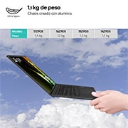LG gram de 14 pulgadas Laptop Ligero de 16GB RAM Intel? Core? Ultra 5 | Windows 11, Pantalla IPS Antirreflejo, 14Z90S-G.AA55B