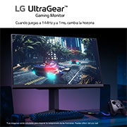 LG UltraGear? de 32 pulgadas Monitor Gaming 4K de 144Hz | 1ms tiempo de respuesta, Compatible con G-SYNC?, FreeSync? Premium, 32GR93U-B