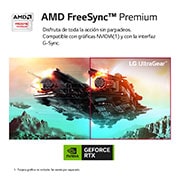 LG UltraGear? de 32 pulgadas Monitor Gaming 4K de 144Hz | 1ms tiempo de respuesta, Compatible con G-SYNC?, FreeSync? Premium, 32GR93U-B