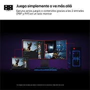 LG UltraGear? de 32 pulgadas Monitor Gaming OLED UHD de 240Hz / Full HD de 480Hz | 0.03ms 1ms tiempo de respuesta, Compatible con G-SYNC?, FreeSync? Premium Pro, 32GS95UE-B