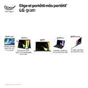 LG gram Pro de 17 pulgadas Laptop Ligero de 32GB RAM Intel? Core? Ultra 7 | Windows 11, Pantalla IPS Antirreflejo, 17Z90SP-E.AD75B