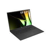Vue latérale à +30?degrés et couvercle ouvert
