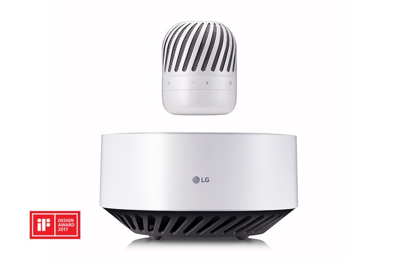 LG ENCEINTE BLUETOOTH | SON 360° EN LEVITATION  CAISSON DE BASSES | RECHARGE SANS FIL, LG PJ9