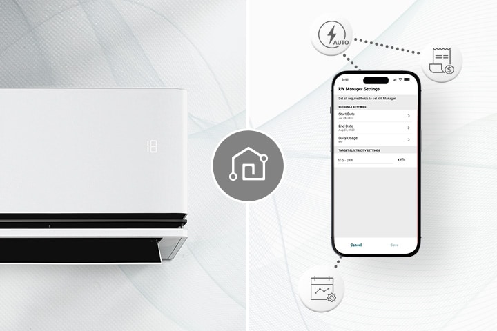 Contr?lable avec l'application LG ThinQ?