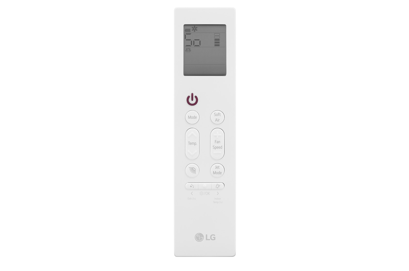 LG H09S1D Vue de face télécommande
