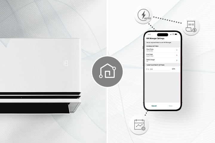 Application LG ThinQ? pour différentes les fonctionnalités