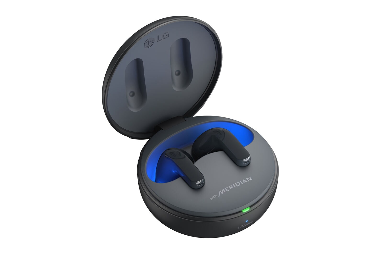 LG TONE Free T60 | écouteurs Bluetooth True Wireless | réduction active du bruit | Uvnano | IPX4 | Son par Meridian, LG TONE-T60Q