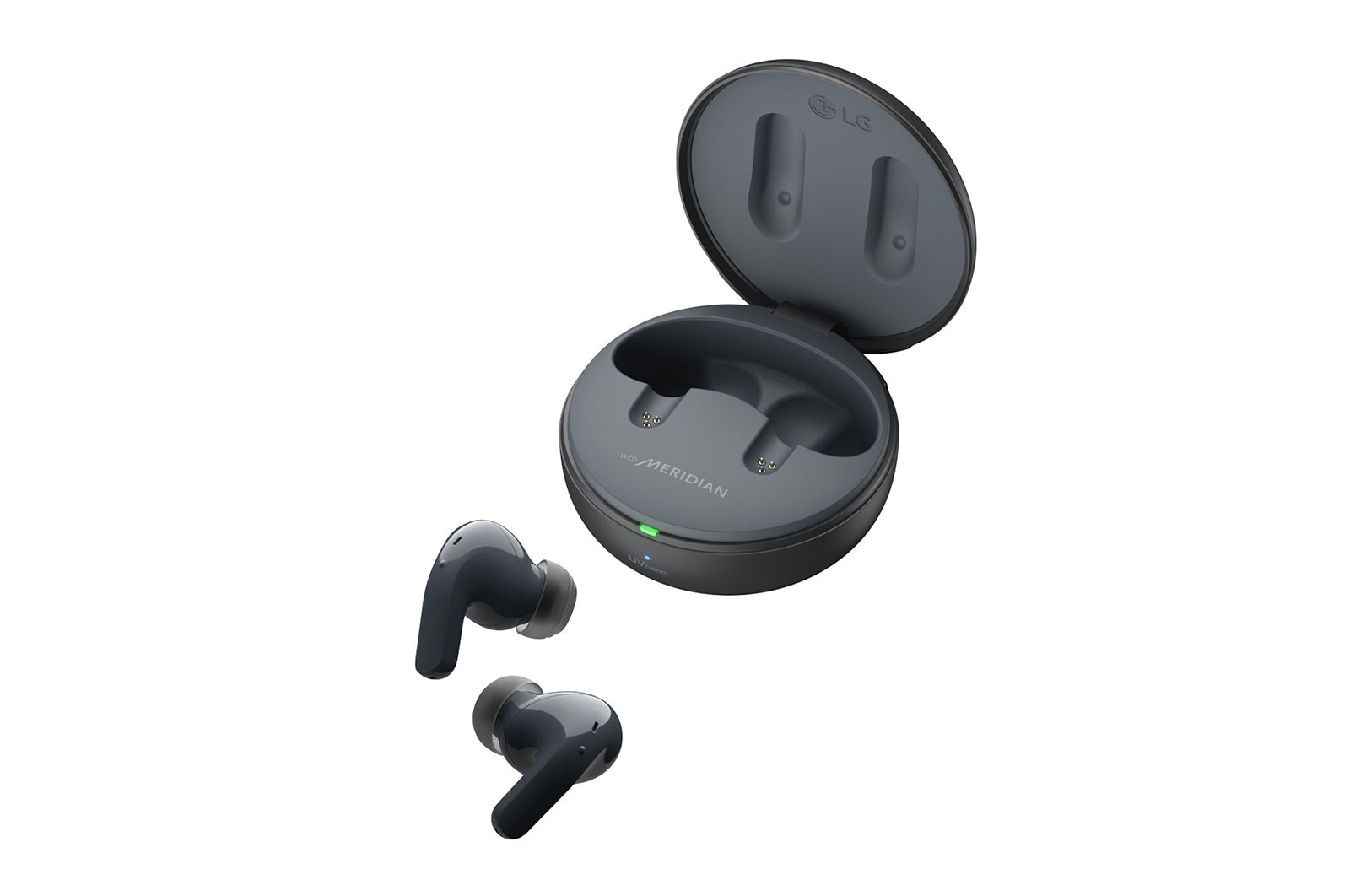 LG TONE Free T60 | écouteurs Bluetooth True Wireless | réduction active du bruit | Uvnano | IPX4 | Son par Meridian, LG TONE-T60Q