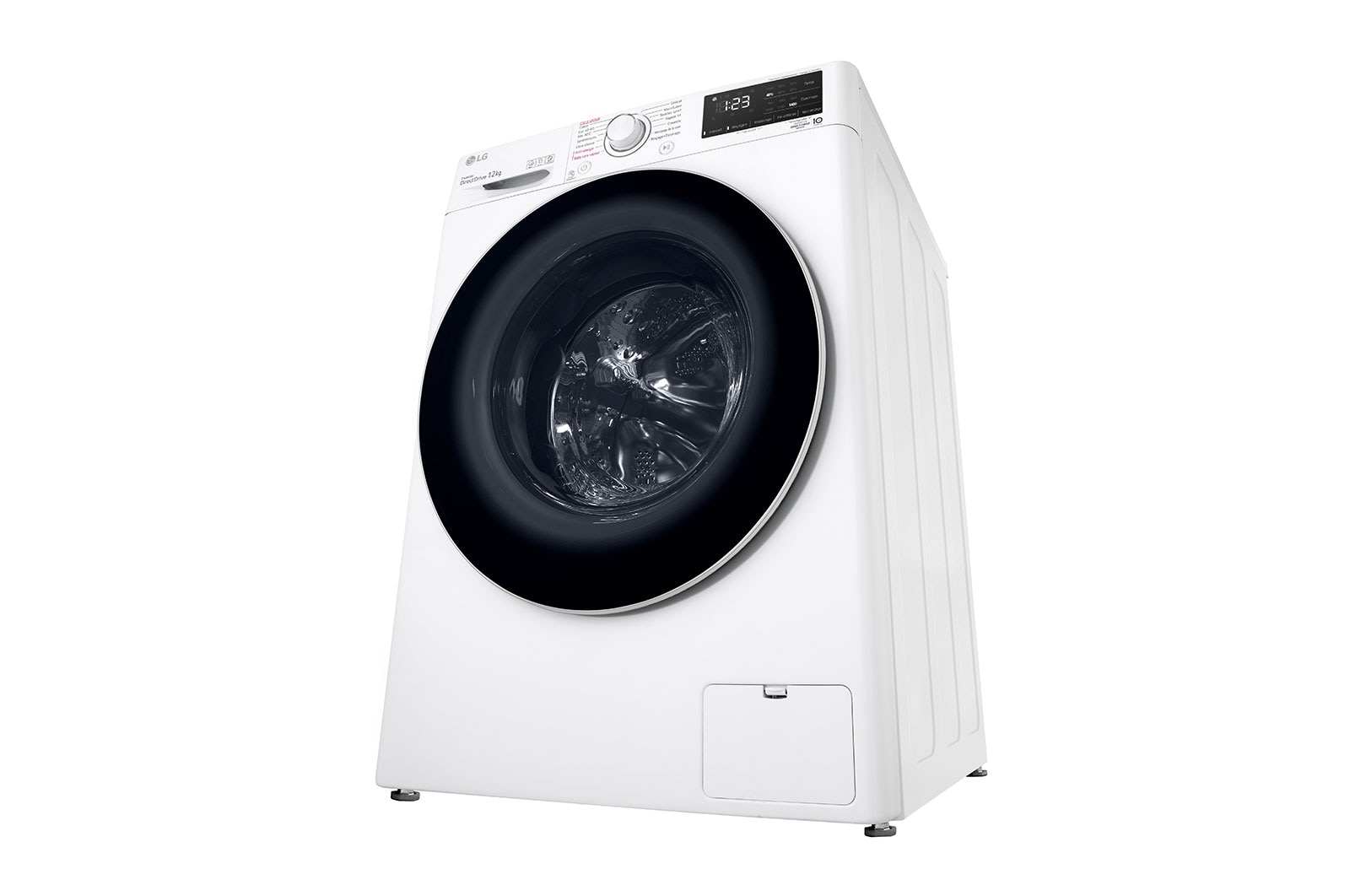 LG Lave-linge 12 kg - 81L | Moteur AI Direct Drive? garanti 10 ans | Steam?, LG F24V30WHS