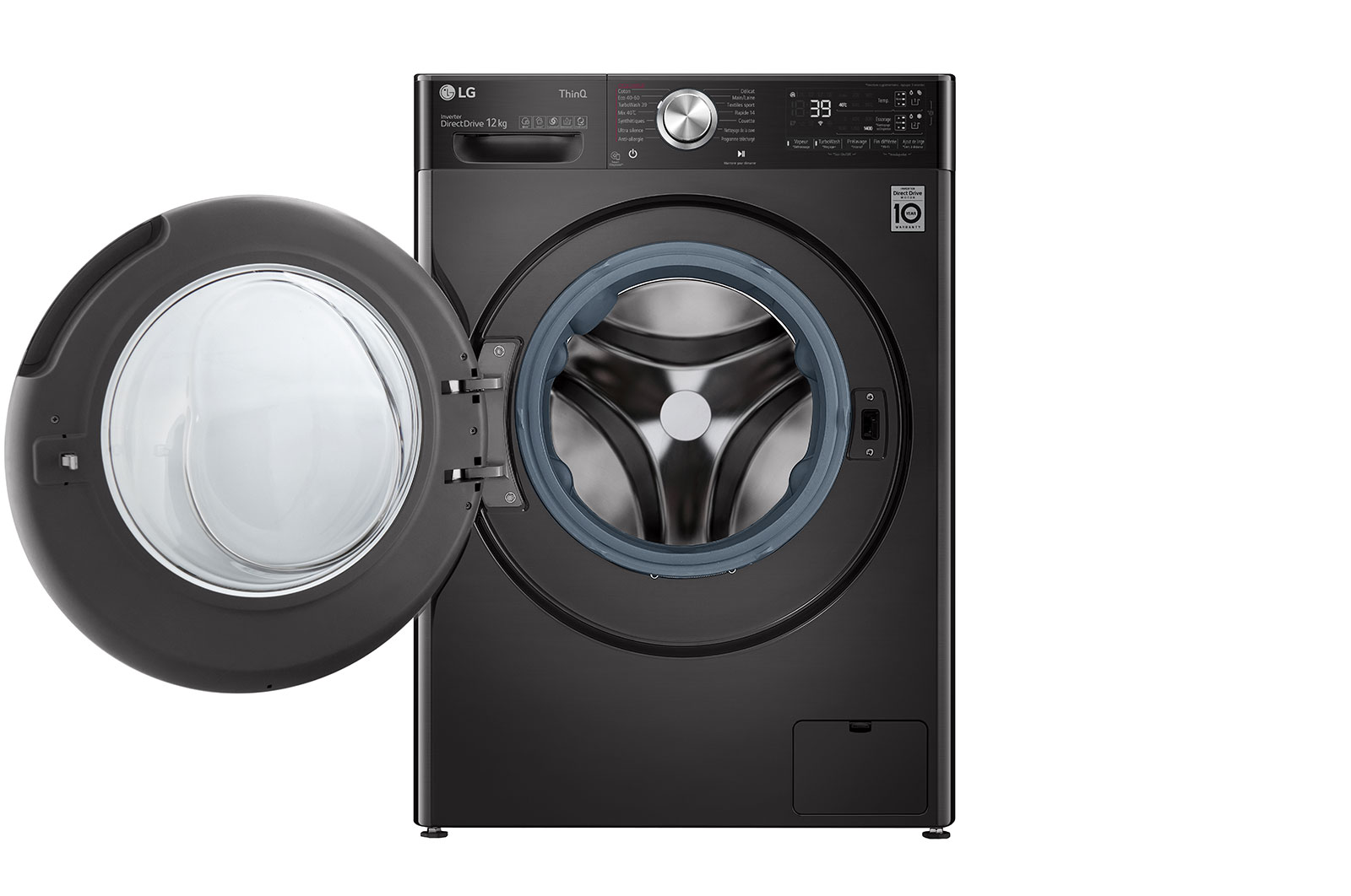 LG Lave-linge 12 kg - 81L | AI Direct Drive? | Dosage automatique | Moteur Direct Drive? garanti 10 ans, LG F24V92BSTA