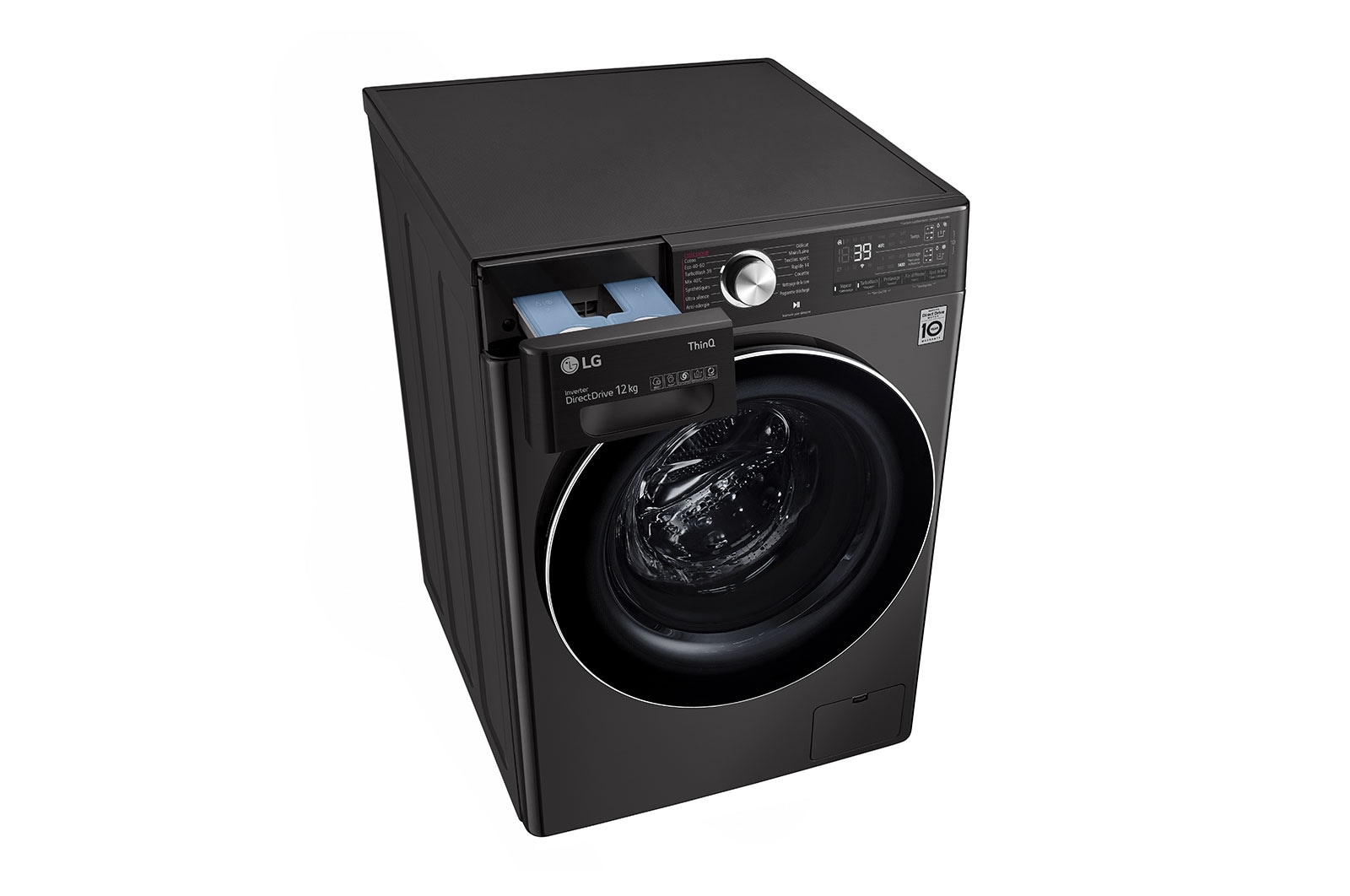 LG Lave-linge 12 kg - 81L | AI Direct Drive? | Dosage automatique | Moteur Direct Drive? garanti 10 ans, LG F24V92BSTA