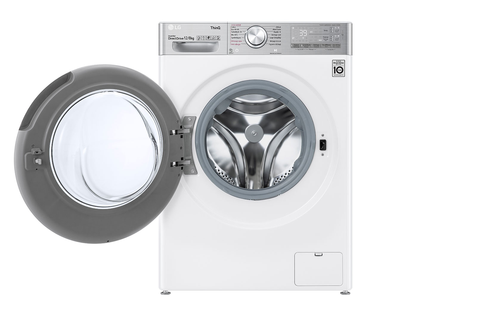 LG Lavante-séchante 12/8kg kg - 81L | AI Direct Drive? | Dosage automatique | Moteur Direct Drive? garanti 10 ans, LG F284V92WSTA