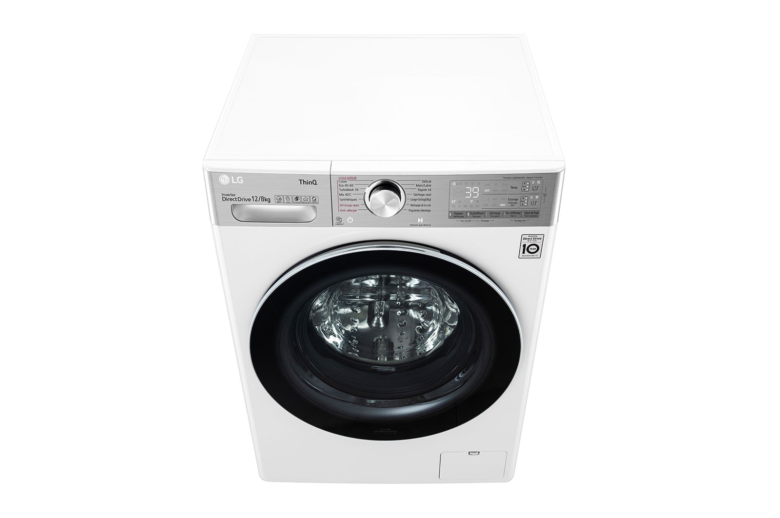 LG Lavante-séchante 12/8kg kg - 81L | AI Direct Drive? | Dosage automatique | Moteur Direct Drive? garanti 10 ans, LG F284V92WSTA